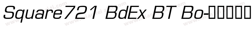 Square721 BdEx BT Bo字体转换